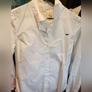 Vineyard Vines White Button Down Shirt